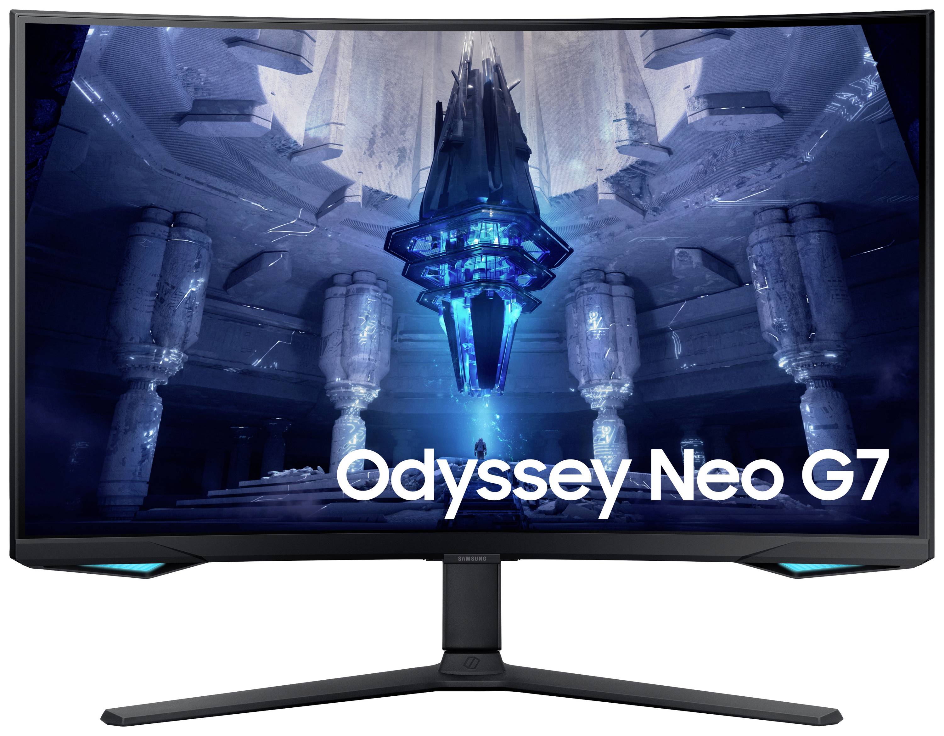 Samsung Odyssey Neo G7 S32BG750NP LED-Monitor EEK G (A - G) 81.3 cm (32 Zoll) 3840 x 2160 Pixel 16:9 1 ms HDMI®, DisplayPort, USB-A (USB 3.2 Gen 1)
