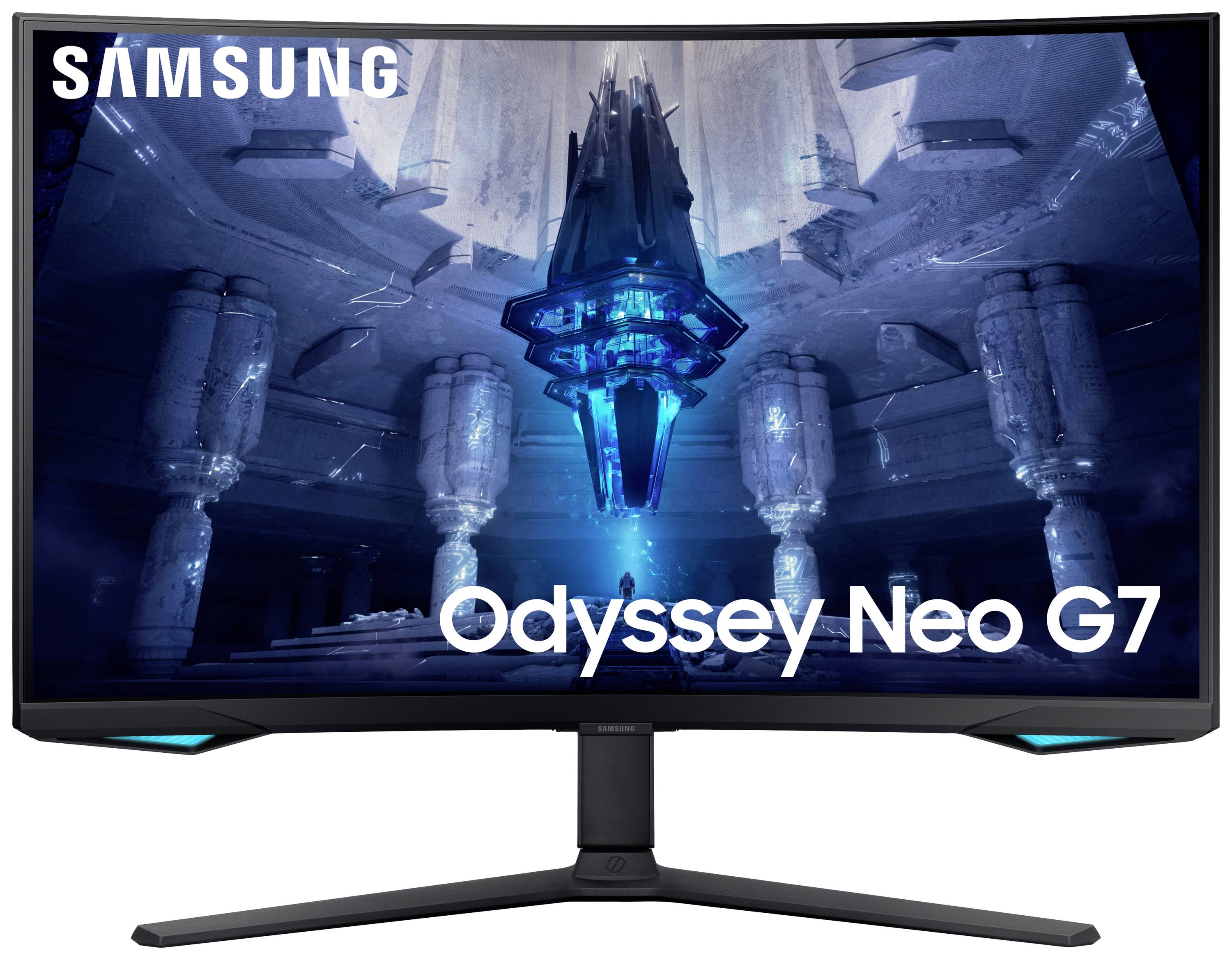 Samsung Odyssey Neo G7 S32BG750NP LED-Monitor EEK G (A - G) 81.3 cm (32 Zoll) 3840 x 2160 Pixel 16:9 1 ms HDMI®, DisplayPort, USB-A (USB 3.2 Gen 1)