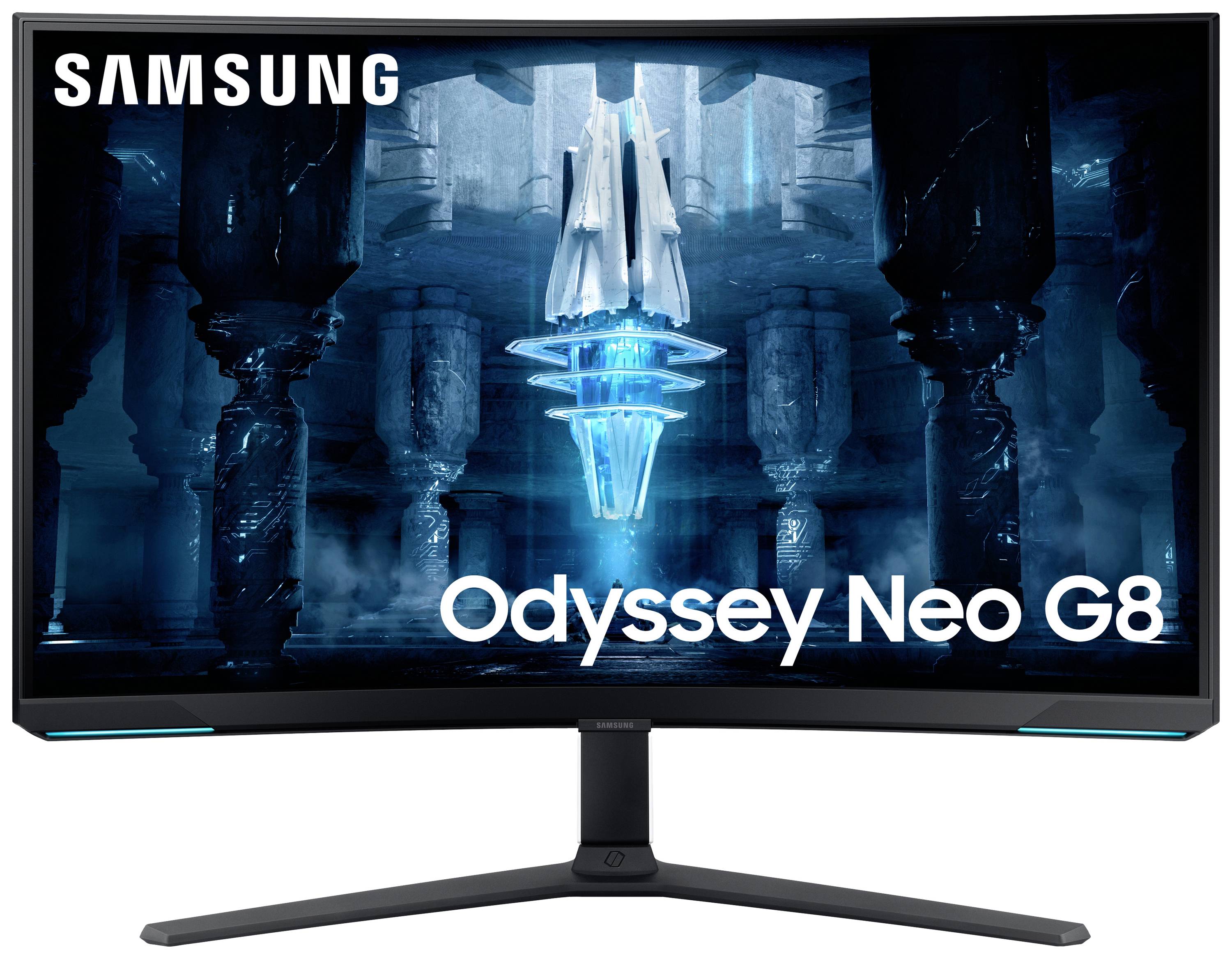 Samsung Odyssey Neo G8 S32BG850NP LED-Monitor EEK G (A - G) 81.3 cm (32 Zoll) 3840 x 2160 Pixel 16:9 1 ms HDMI®, DisplayPort, USB-A (USB 3.2 Gen 1)
