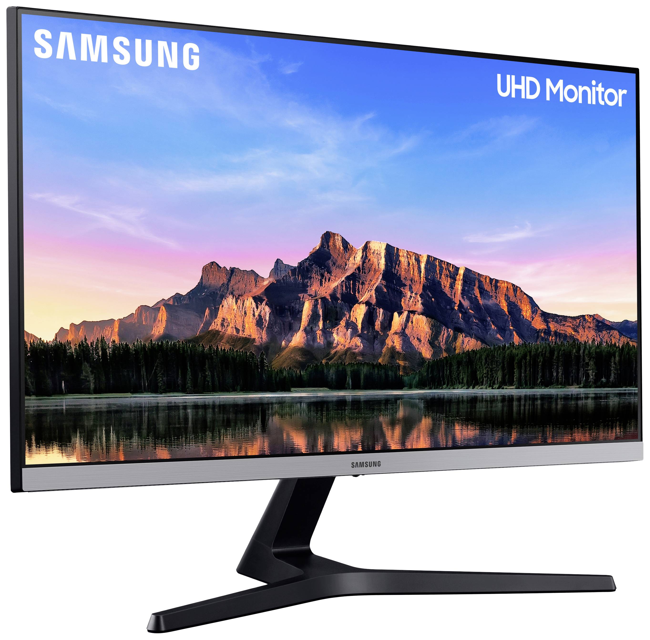 Samsung U28R550UQP LED-Monitor EEK F (A - G) 71.1 cm (28 Zoll) 3840 x 2160 Pixel 16:9 4 ms DisplayPort, HDMI®, Kopfhörer (3.5 mm Klinke) IPS LCD