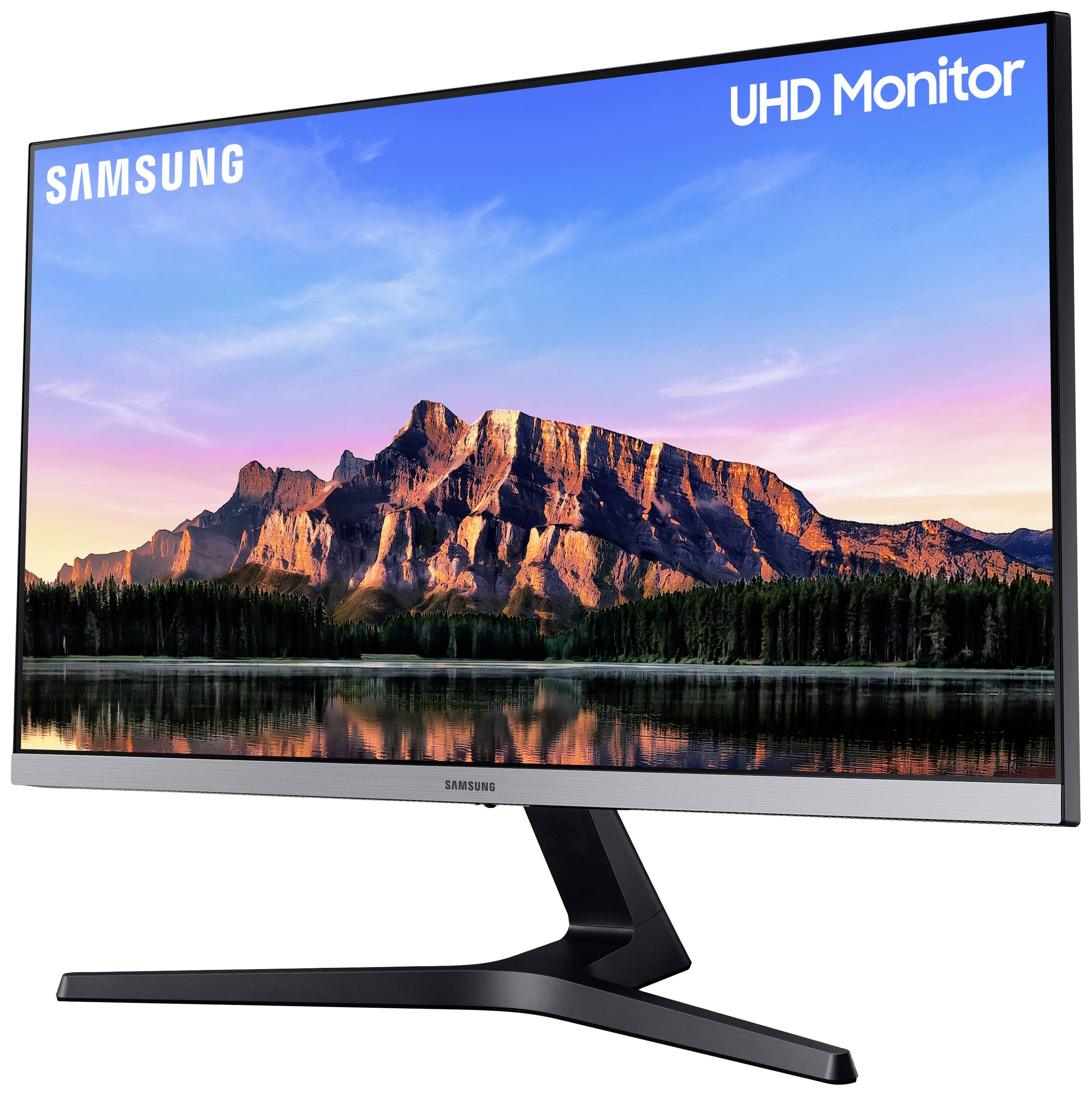 Samsung U28R550UQP LED-Monitor EEK F (A - G) 71.1 cm (28 Zoll) 3840 x 2160 Pixel 16:9 4 ms DisplayPort, HDMI®, Kopfhörer (3.5 mm Klinke) IPS LCD