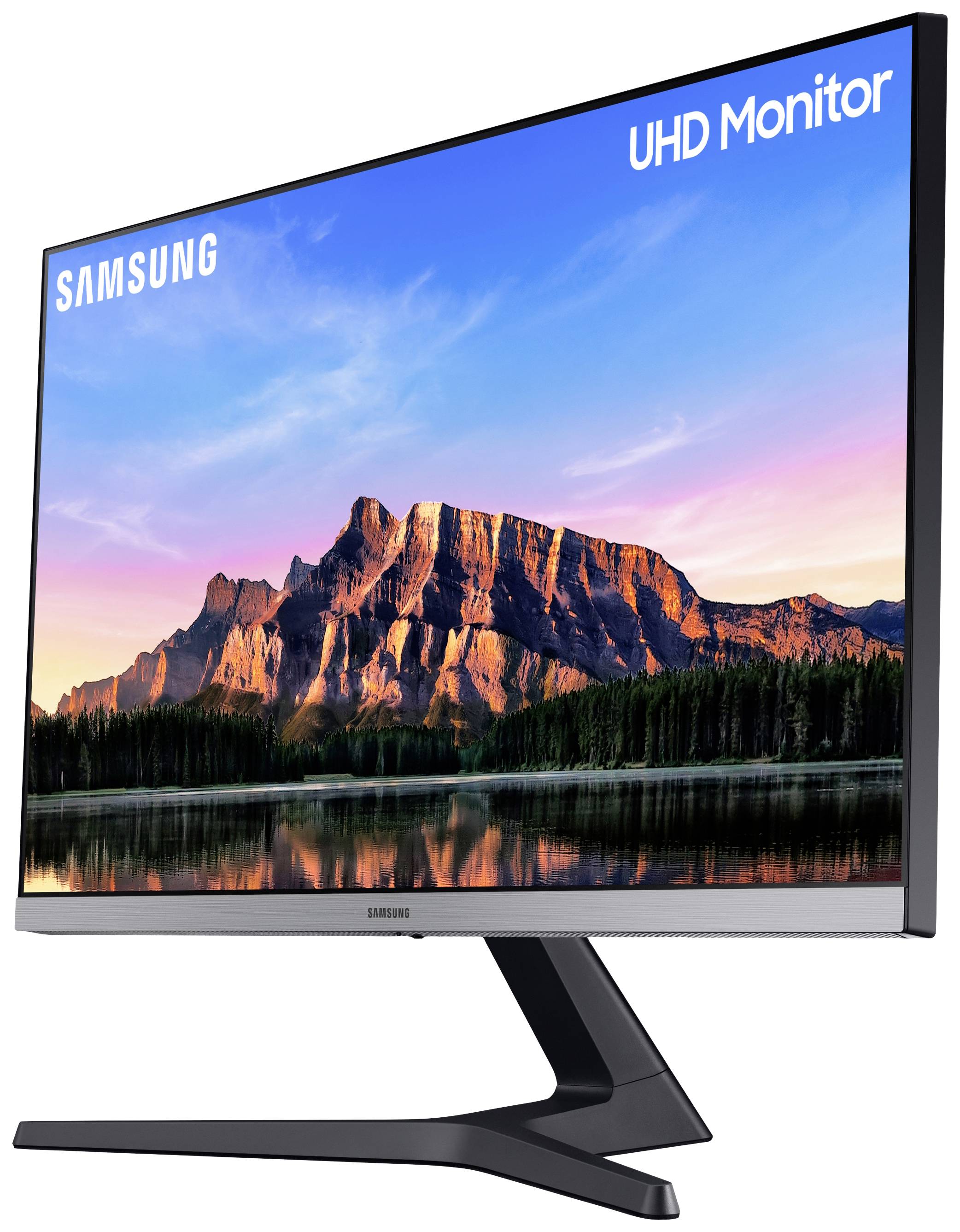 Samsung U28R550UQP LED-Monitor EEK F (A - G) 71.1 cm (28 Zoll) 3840 x 2160 Pixel 16:9 4 ms DisplayPort, HDMI®, Kopfhörer (3.5 mm Klinke) IPS LCD