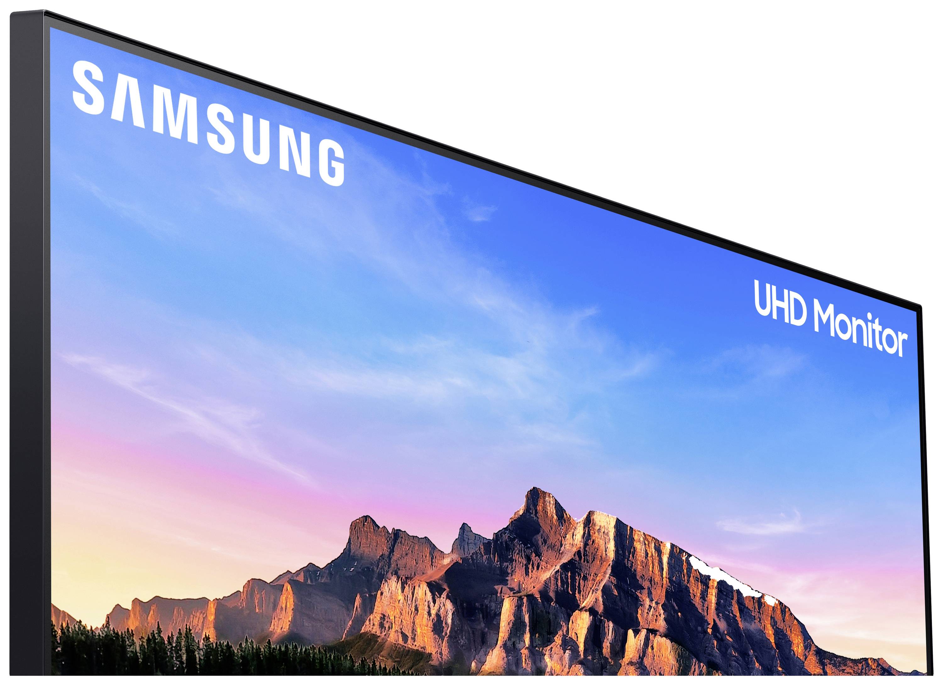 Samsung U28R550UQP LED-Monitor EEK F (A - G) 71.1 cm (28 Zoll) 3840 x 2160 Pixel 16:9 4 ms DisplayPort, HDMI®, Kopfhörer (3.5 mm Klinke) IPS LCD