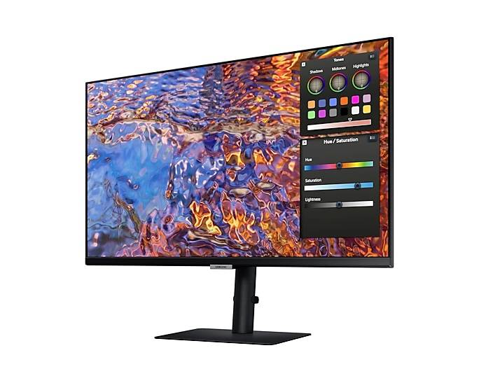 Samsung S27B800PXP LED-Monitor EEK F (A - G) 68.6 cm (27 Zoll) 3840 x 2160 Pixel 16:9 5 ms HDMI®, DisplayPort, USB-C® IPS LCD