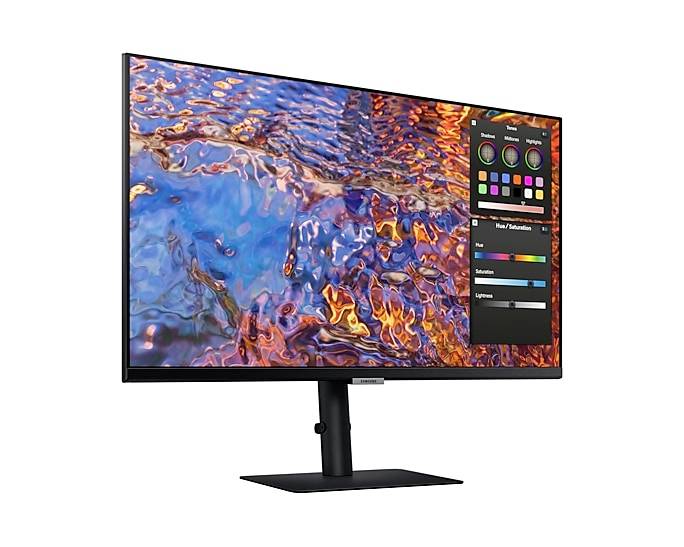 Samsung S27B800PXP LED-Monitor EEK F (A - G) 68.6 cm (27 Zoll) 3840 x 2160 Pixel 16:9 5 ms HDMI®, DisplayPort, USB-C® IPS LCD