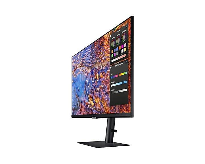 Samsung S27B800PXP LED-Monitor EEK F (A - G) 68.6 cm (27 Zoll) 3840 x 2160 Pixel 16:9 5 ms HDMI®, DisplayPort, USB-C® IPS LCD
