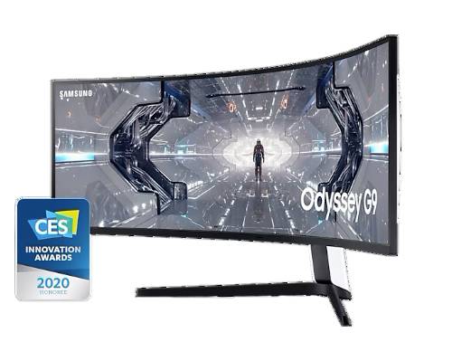 Samsung Odyssey G9 C49G94TSSP LED-Monitor EEK G (A - G) 124.5 cm (49 Zoll) 5120 x 1440 Pixel 32:9 2 ms DisplayPort, HDMI®, Kopfhörer (3.5 mm Klinke