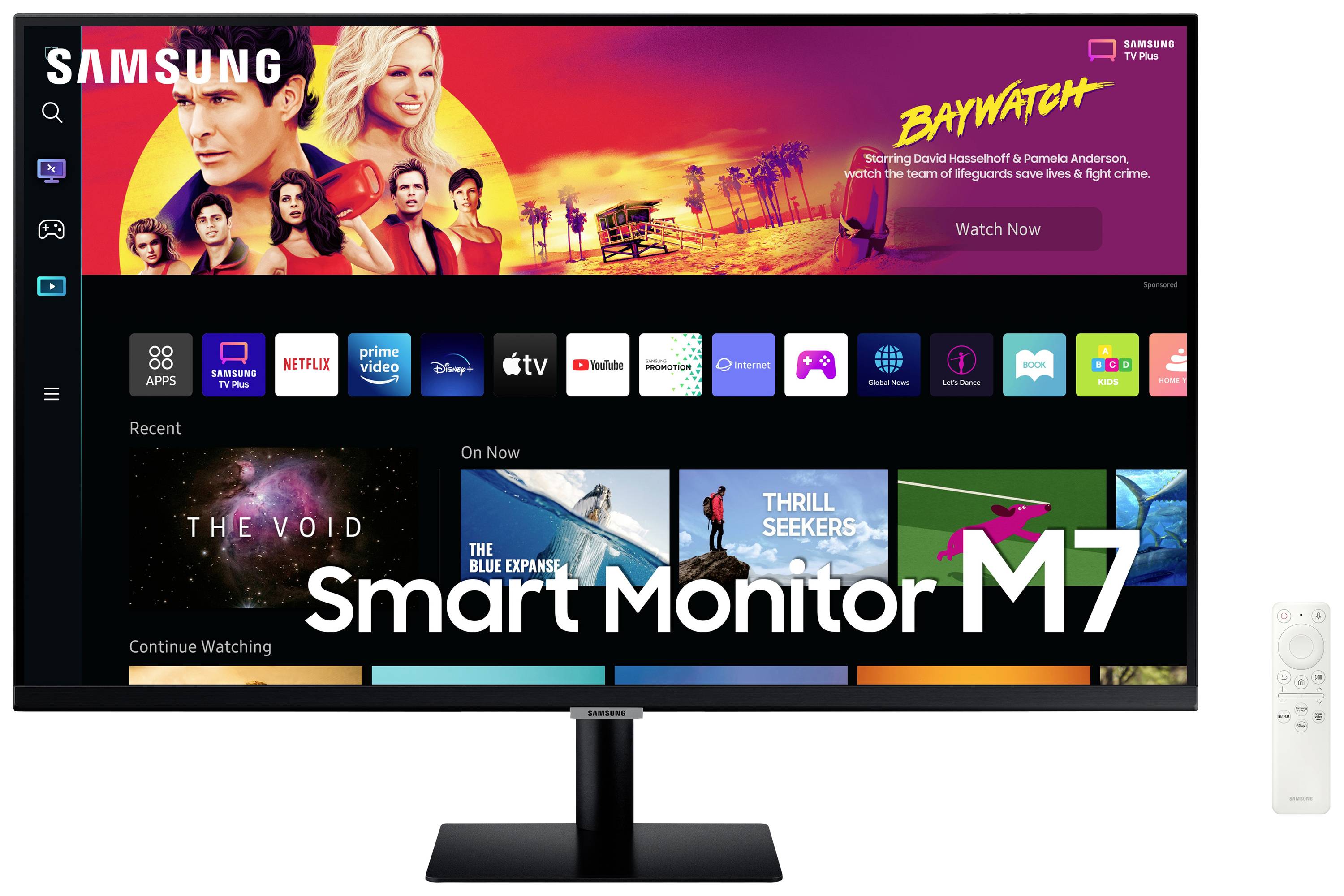 Samsung S32BM700UP LED-Monitor EEK G (A - G) 81.3cm (32 Zoll) 3840 x 2160 Pixel 16:9 4 ms HDMI®, USB-C®, USB-A (USB 2.0), WLAN
