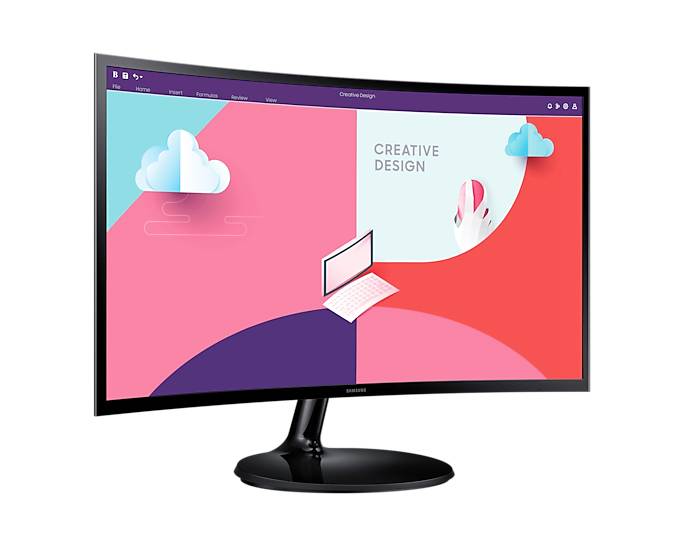 Samsung S27C364EAU LCD-Monitor EEK E (A - G) 68.6 cm (27 Zoll) 1920 x 1080 Pixel 16:9 4 ms HDMI®, VGA, Kopfhörer (3.5 mm Klinke) VA LCD