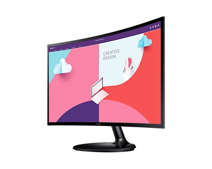 Samsung S27C364EAU LCD-Monitor EEK E (A - G) 68.6 cm (27 Zoll) 1920 x 1080 Pixel 16:9 4 ms HDMI®, VGA, Kopfhörer (3.5 mm Klinke) VA LCD