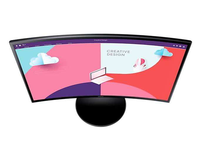 Samsung S27C364EAU LCD-Monitor EEK E (A - G) 68.6 cm (27 Zoll) 1920 x 1080 Pixel 16:9 4 ms HDMI®, VGA, Kopfhörer (3.5 mm Klinke) VA LCD