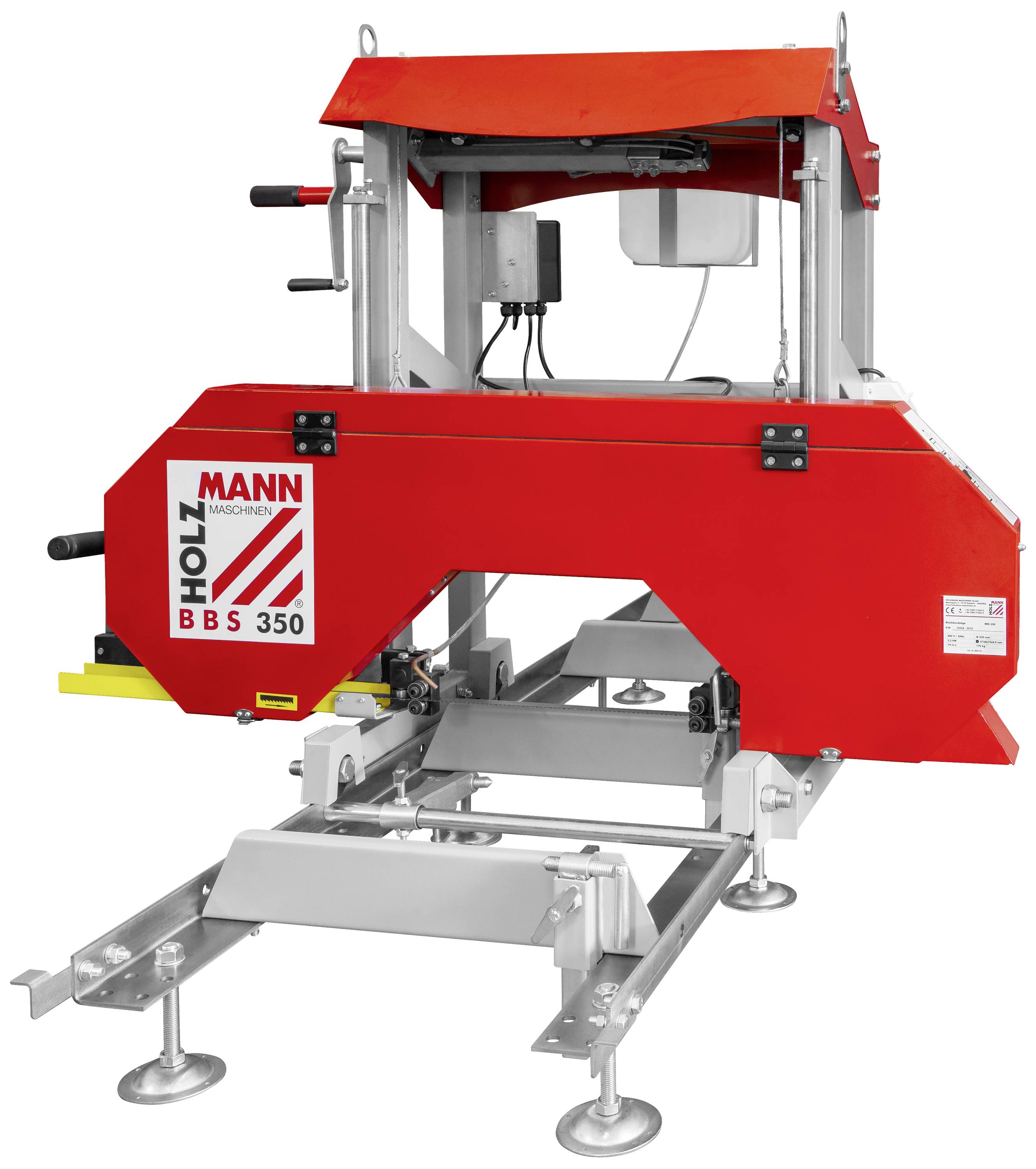 Holzmann Maschinen Blochbandsäge BBS350_230V 230V 2200W Sägeblatt-Länge 2750mm