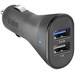 sbs mobile Ladegerät fürs Auto mit zwei USB-Ausgängen USB Ladegerät 12 W USB Schwarz KFZ, LKW sbs mobile Ladegerät fürs Auto mit zwei USB-Ausgängen USB Ladegerät 12 W USB Schwarz KFZ, LKW