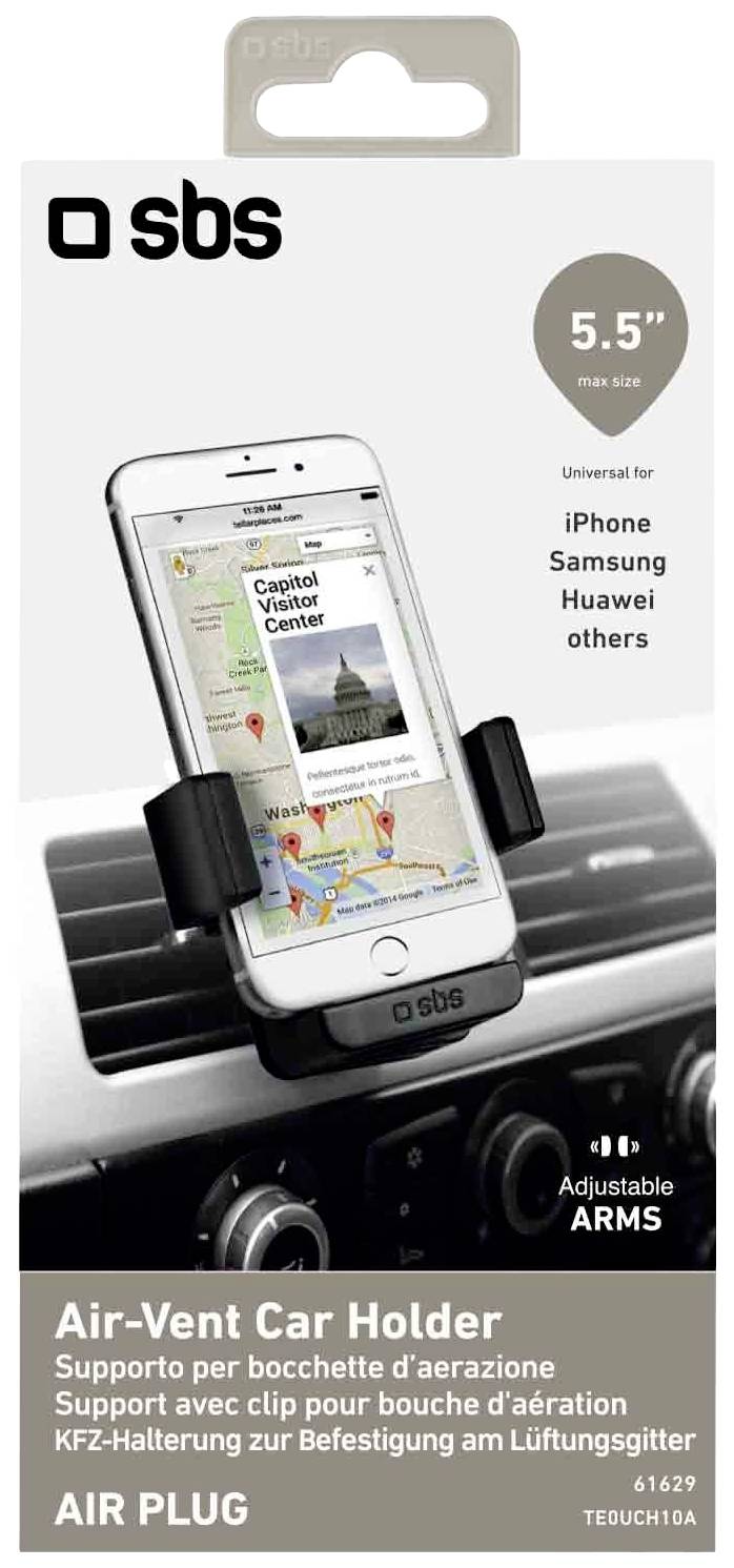 Sbs mobile Lüftungsgitter Handy-Kfz-Halterung 90mm (max)