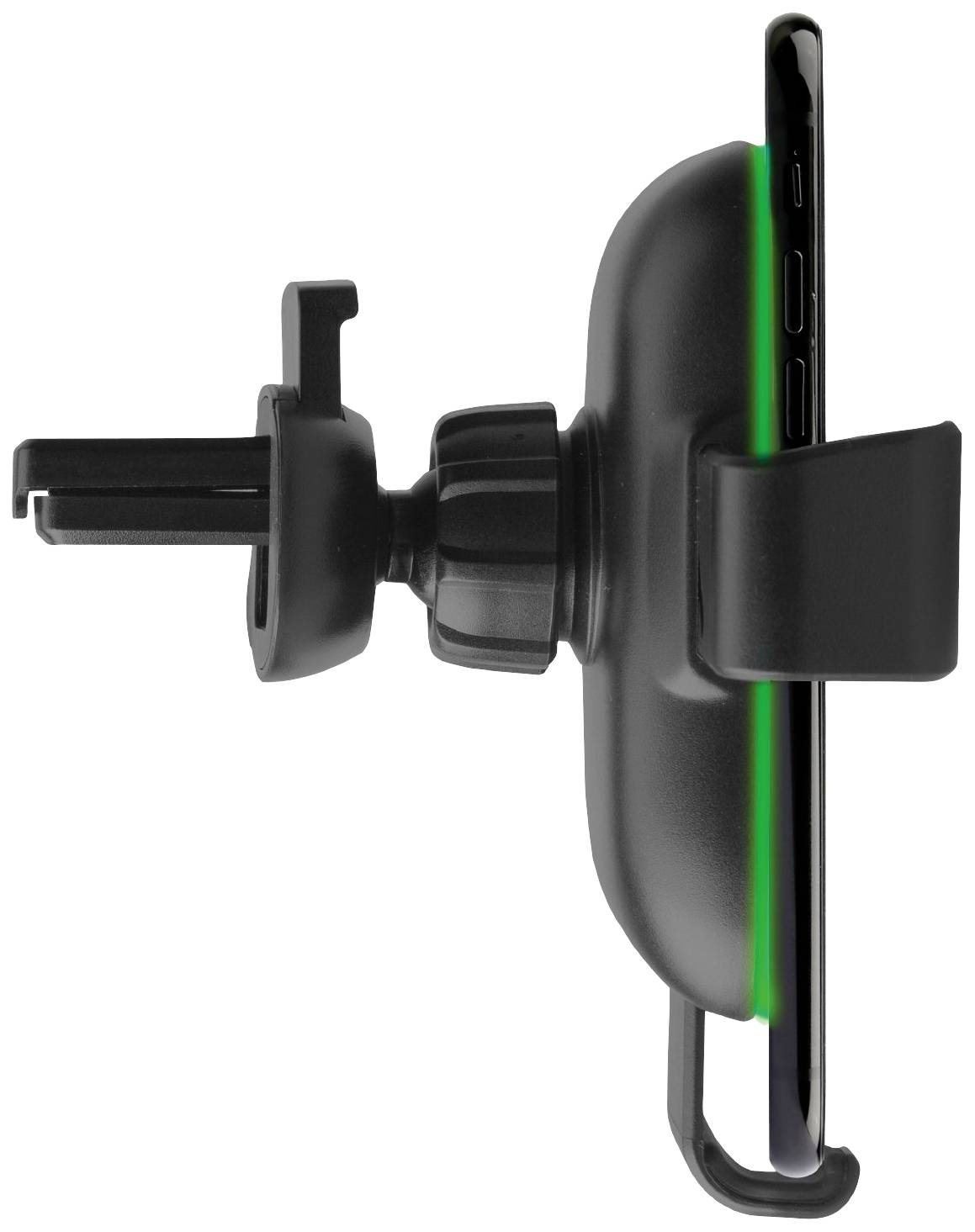 sbs mobile TESUPGRAVWIRLITE10W Lüftungsgitter Handy-Kfz-Halterung mit Induktionsladefunktion 55 - 90 mm