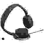 Jabra Evolve2 65 Flex Link380c UC + pad Computer On Ear Headset Bluetooth® Stereo Schwarz Noise Cancelling Headset