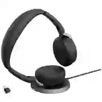 Jabra Evolve2 65 Flex Link380c MS + Ladepad On Ear Headset Bluetooth® Stereo Schwarz Noise Cancelling Headset Jabra Evolve2 65 Flex Link380c MS + Ladepad On Ear Headset Bluetooth® Stereo Schwarz Noise Cancelling Headset