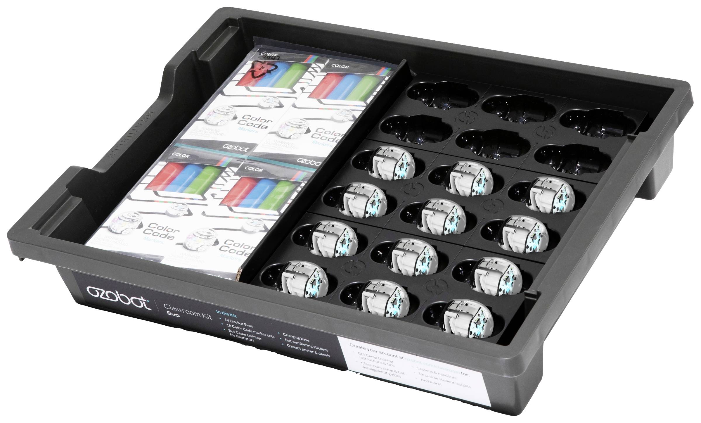 Ozobot Roboter Fertiggerät 51201BIT Bit+ Classroom kit (12)