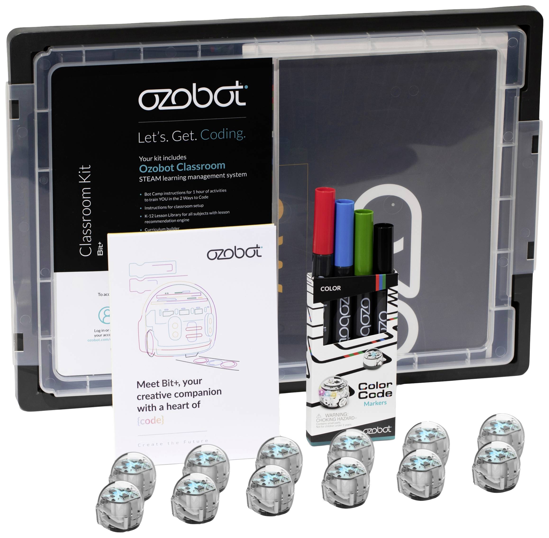 Ozobot Roboter Fertiggerät 51201BIT Bit+ Classroom kit (12)