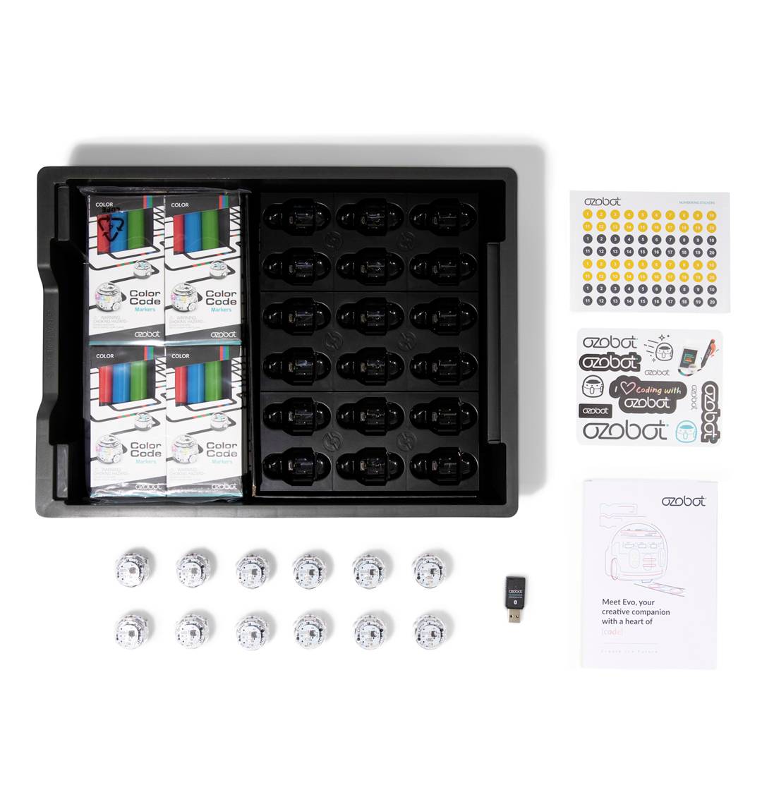 Ozobot Roboter Fertiggerät OZO-051210-01 Evo Classroom kit (12)