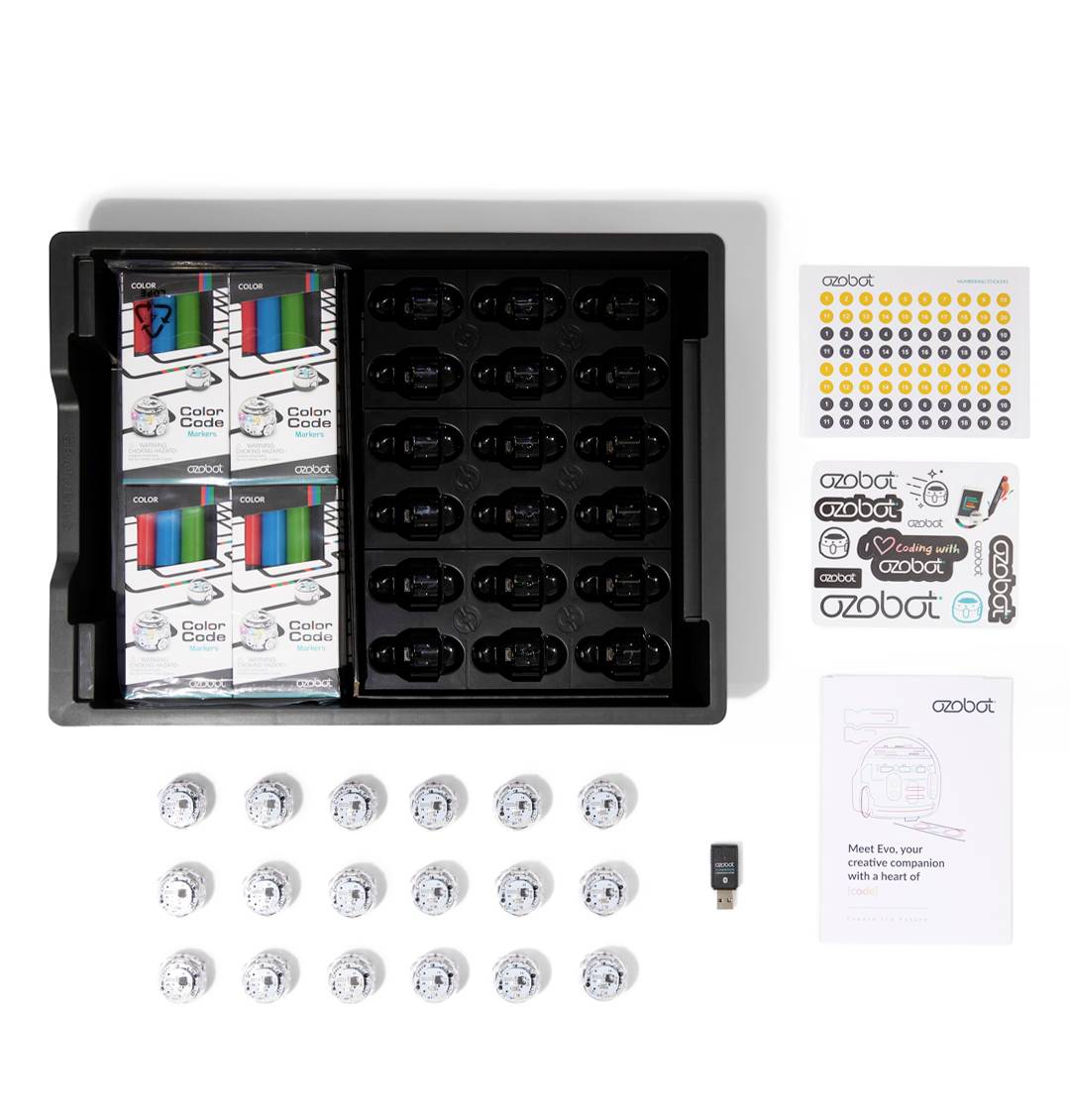 Ozobot Roboter Fertiggerät OZO-051810-01 Evo Classroom kit (18)