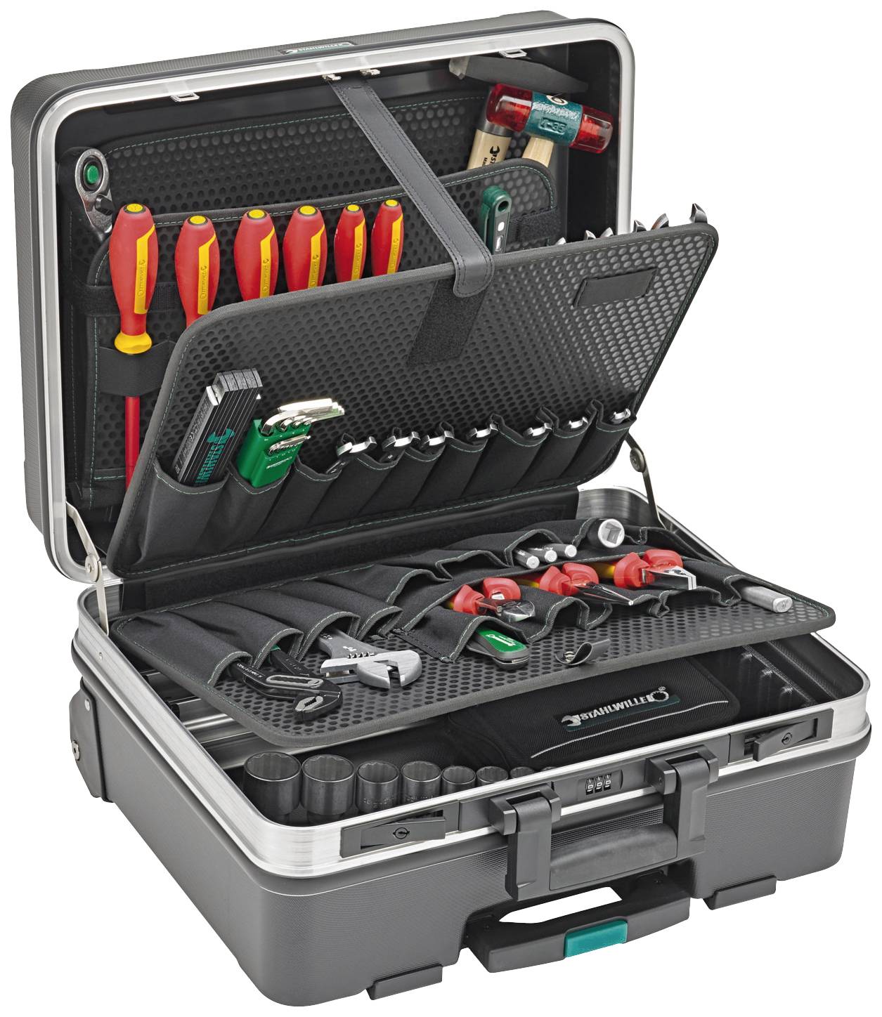 Stahlwille 13302/TR/88 98830185 VDE Werkzeugkoffer bestückt 88teilig (B x H x T) 520 x 280 x 460mm