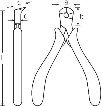 Stahlwille 6710 67106000 Elektriker Schrägschneider 120mm