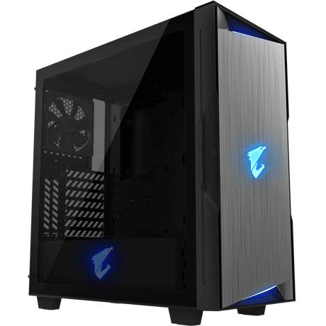 Gigabyte AORUS C300 GLASS Midi-Tower PC-Gehäuse Schwarz