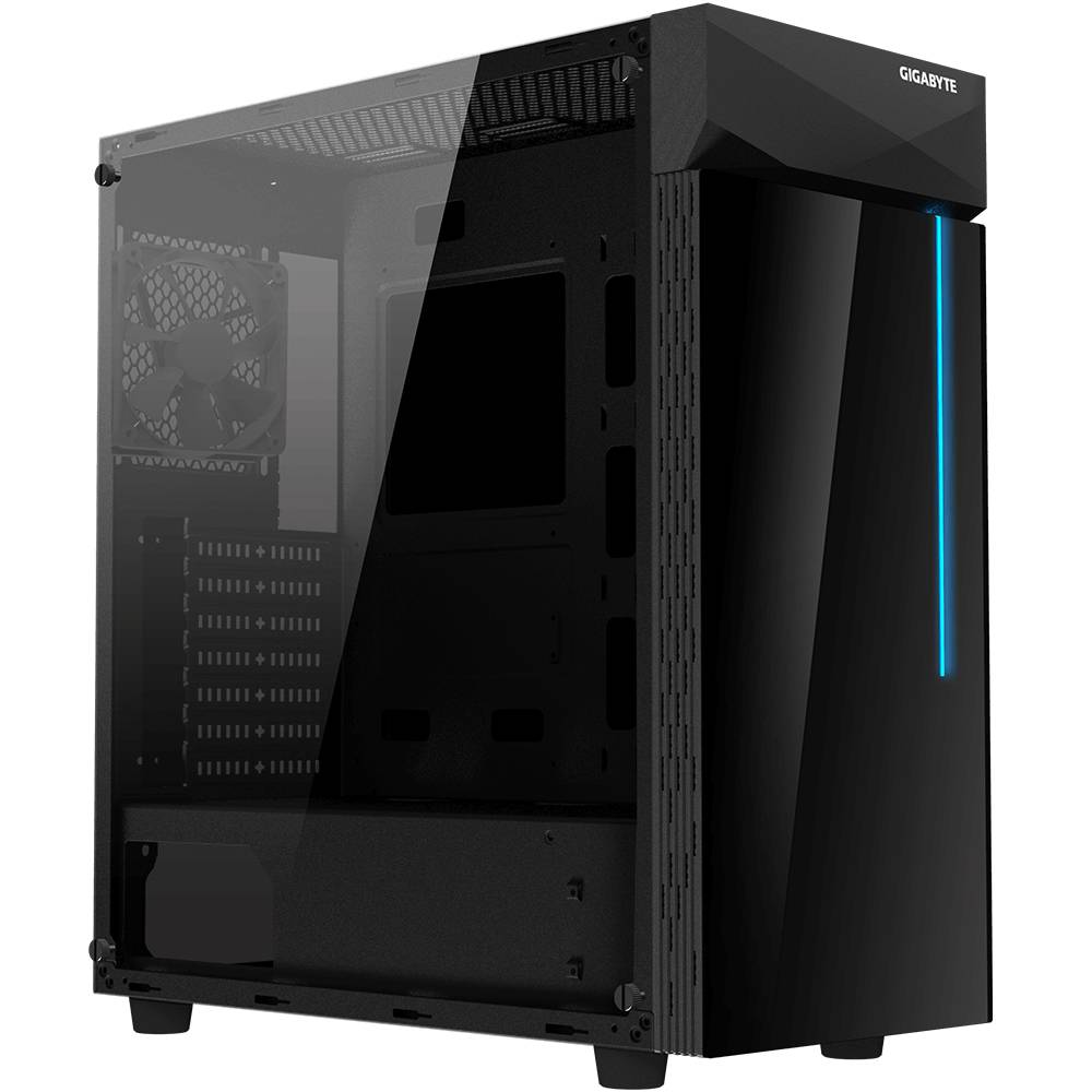 Gigabyte C200 Midi-Tower PC-Gehäuse Schwarz