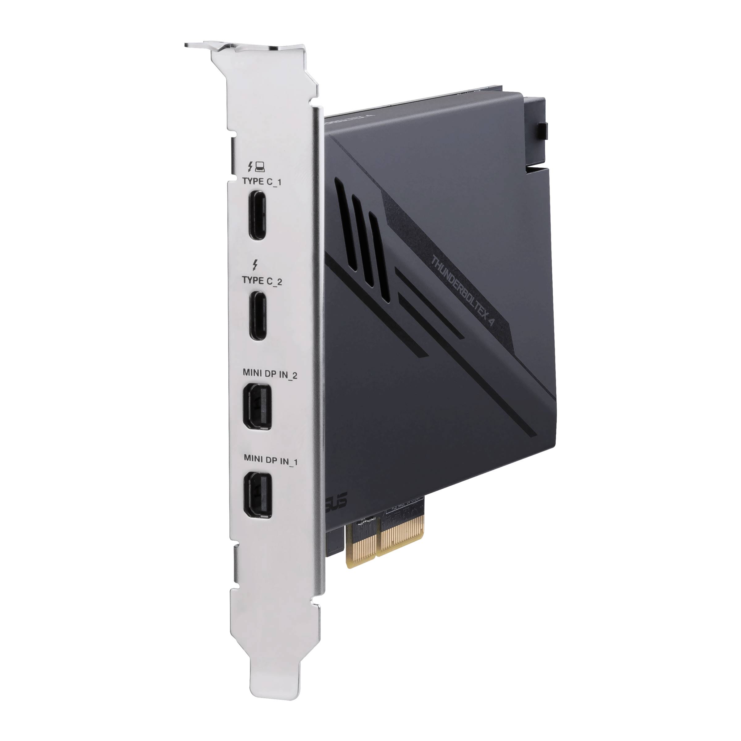 Asus ThunderboltEX 4 PCI-Express Karte Mini DisplayPort, PCIe, Thunderbolt, USB-A (USB 2.0), USB-A (USB 3.2 Gen 2) PCIe