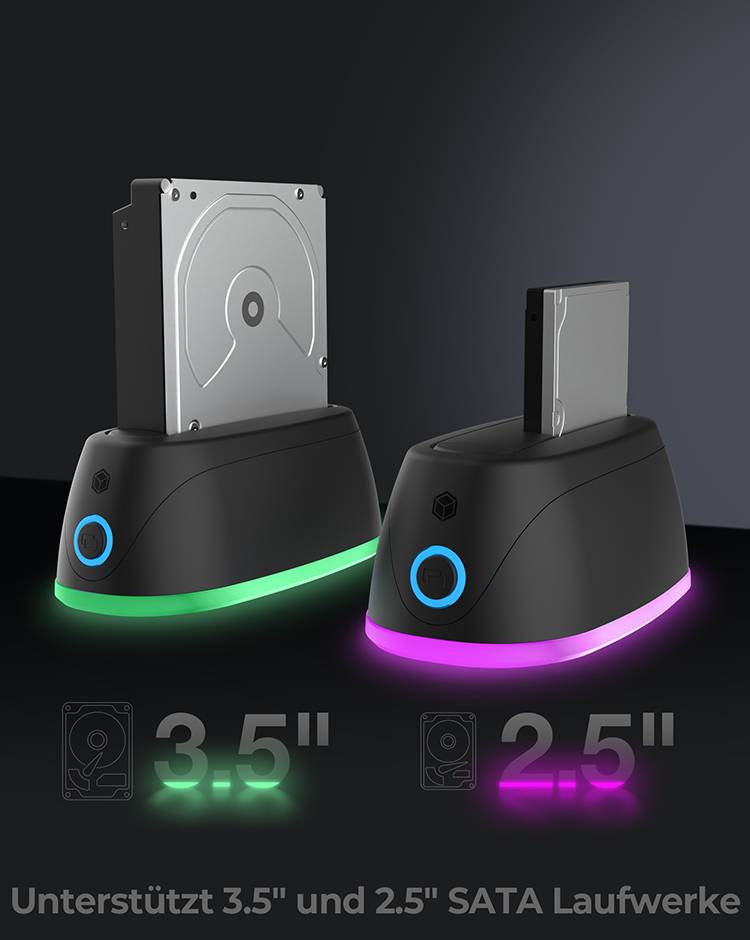 ICY BOX IB-1124L-C3 Festplatten-Dockingstation