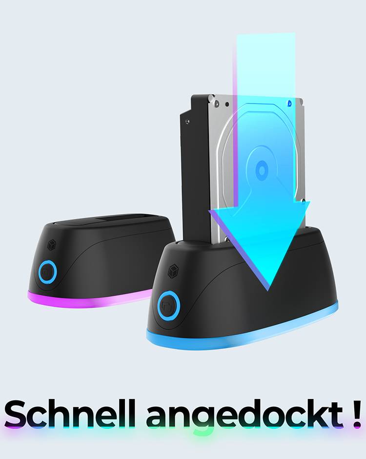 ICY BOX IB-1124L-C3 Festplatten-Dockingstation