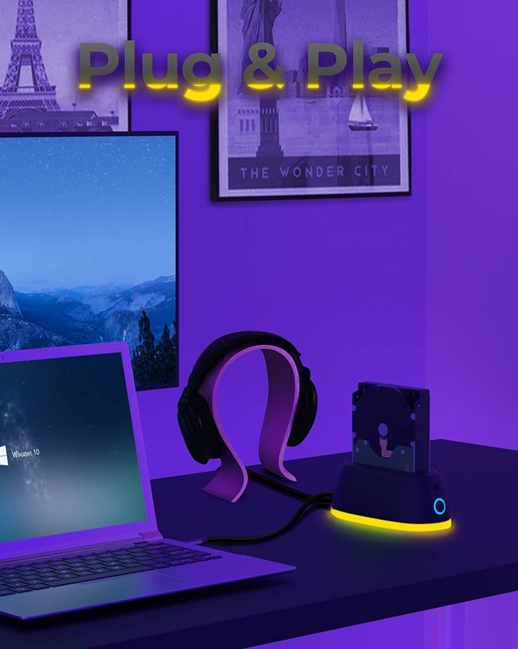 ICY BOX IB-1124L-C3 Festplatten-Dockingstation