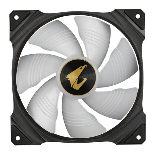 Gigabyte AORUS 140 ARGB PC-Gehäuse-Lüfter Schwarz, Weiß (B x H x T) 140 x 140 x 25 mm inkl. LED-Beleuchtung
