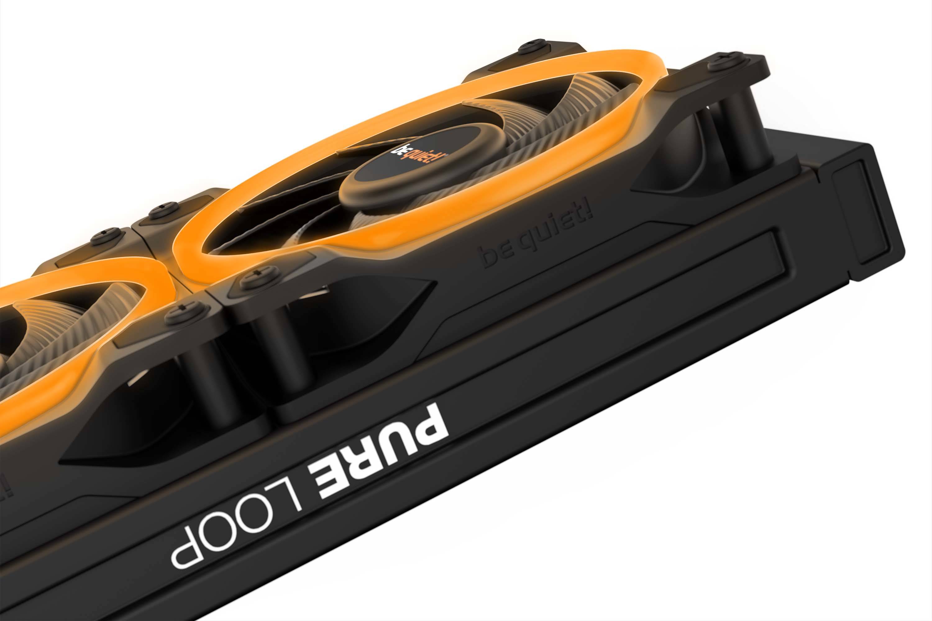 BeQuiet Light Wings PC-Gehäuse-Lüfter Schwarz inkl. LED-Beleuchtung