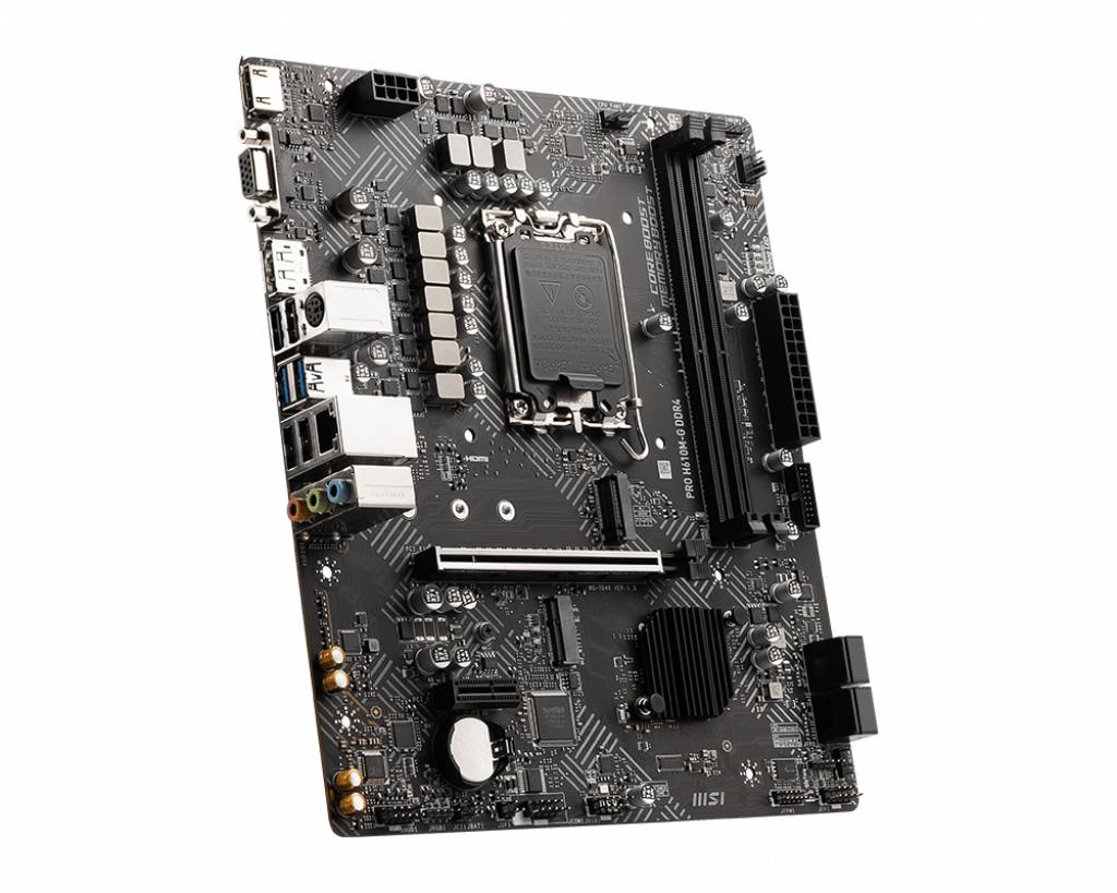 MSI PRO H610M-G DDR4 Mainboard Sockel (PC) Intel® LGA 1700 Formfaktor (Details) Micro-ATX Mainboard-Chipsatz Intel® H610