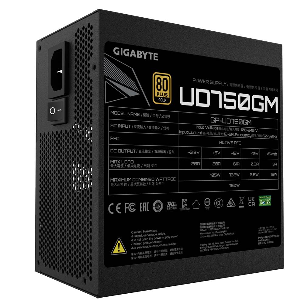 Gigabyte GP-UD750GM PC Netzteil 750 W 80PLUS® Gold