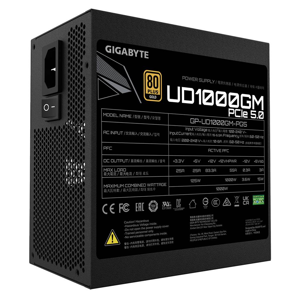 Gigabyte UD1000GM PG5 PC Netzteil 1000 W 80PLUS® Gold