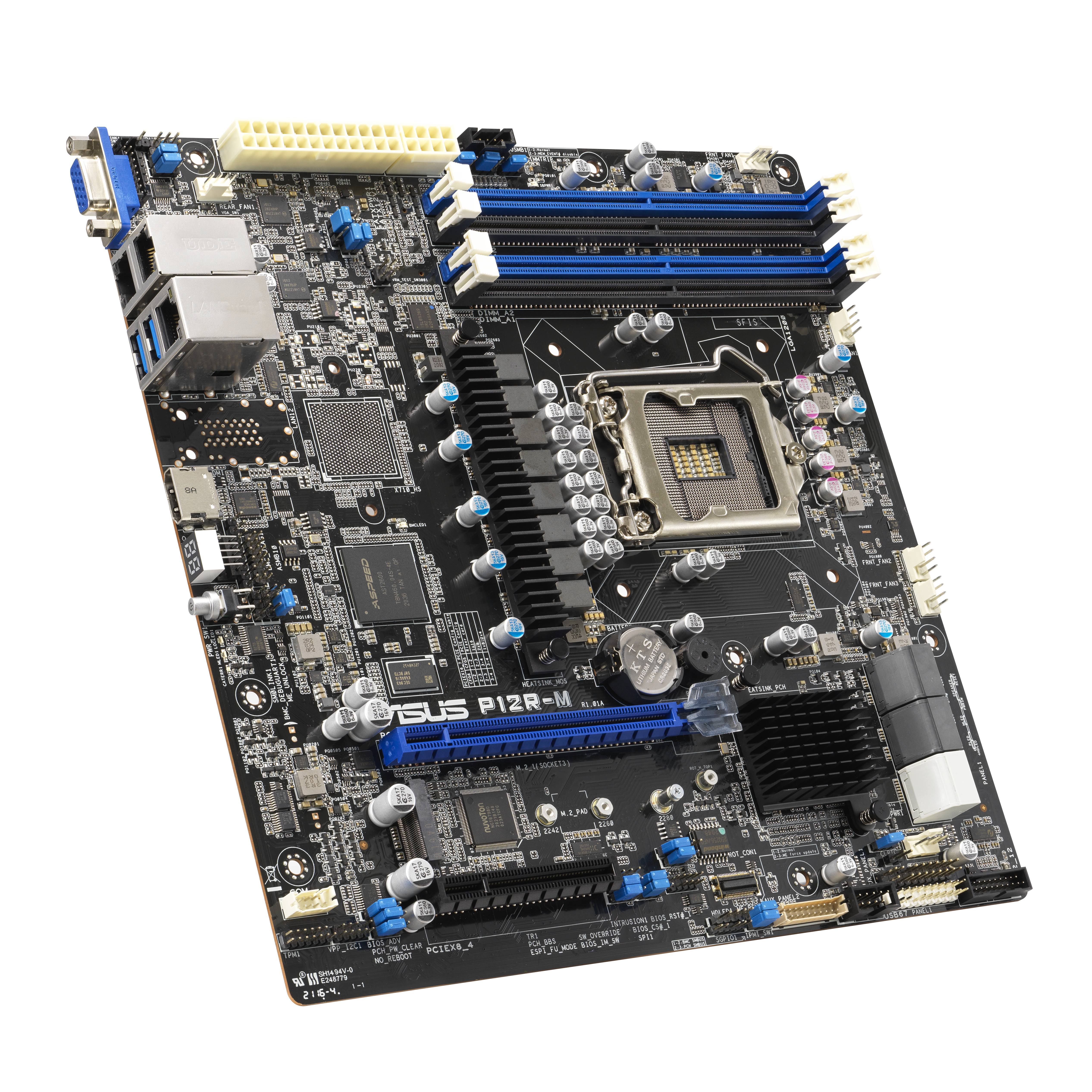 Asus P12R-M Mainboard Sockel (PC) Intel® LGA 1200 Formfaktor (Details) Micro-ATX Mainboard-Chipsatz Intel® C252