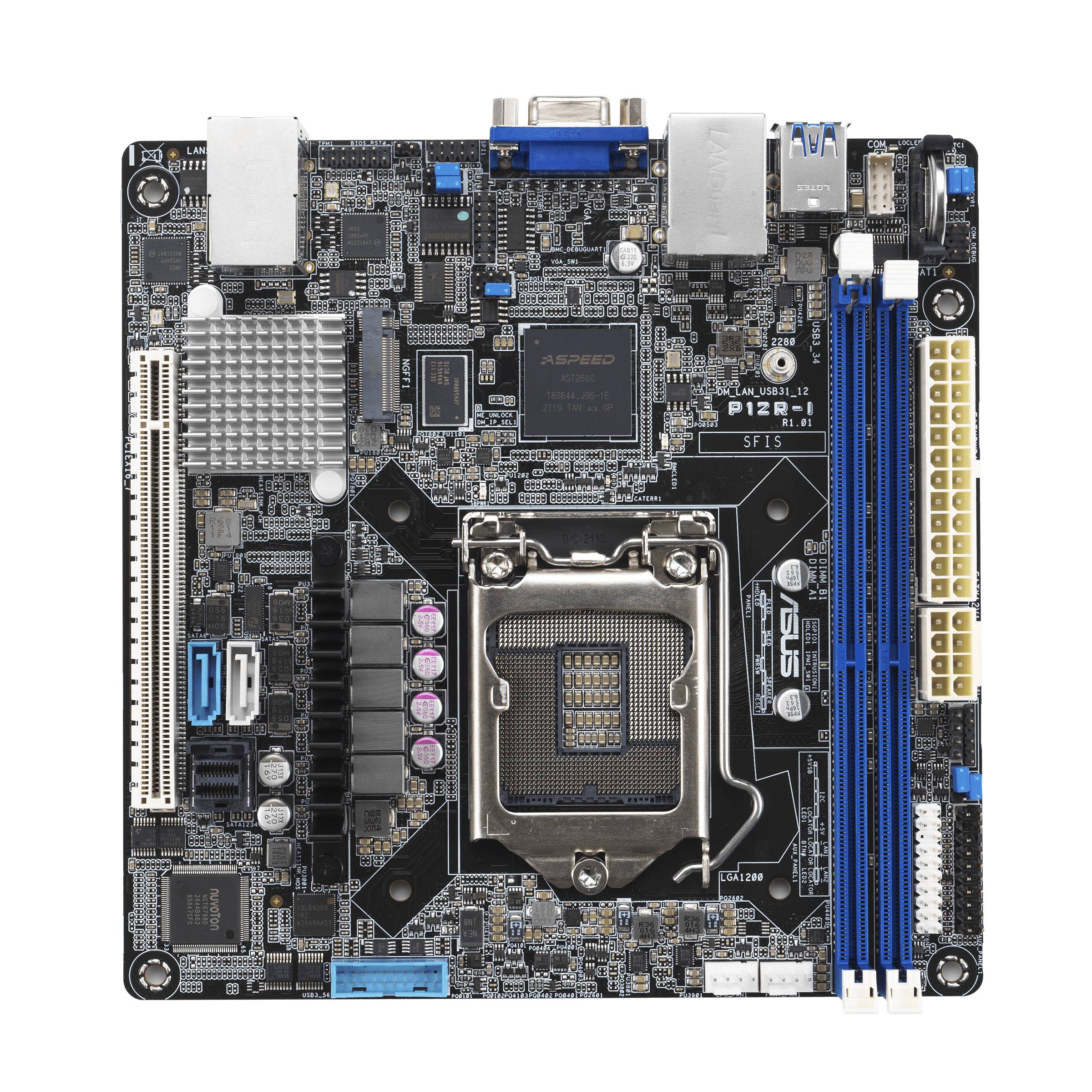 Asus P12R-I ASMB10 Mainboard Sockel (PC) Intel® LGA 1200 Formfaktor (Details) ATX Mainboard-Chipsatz Intel® C252