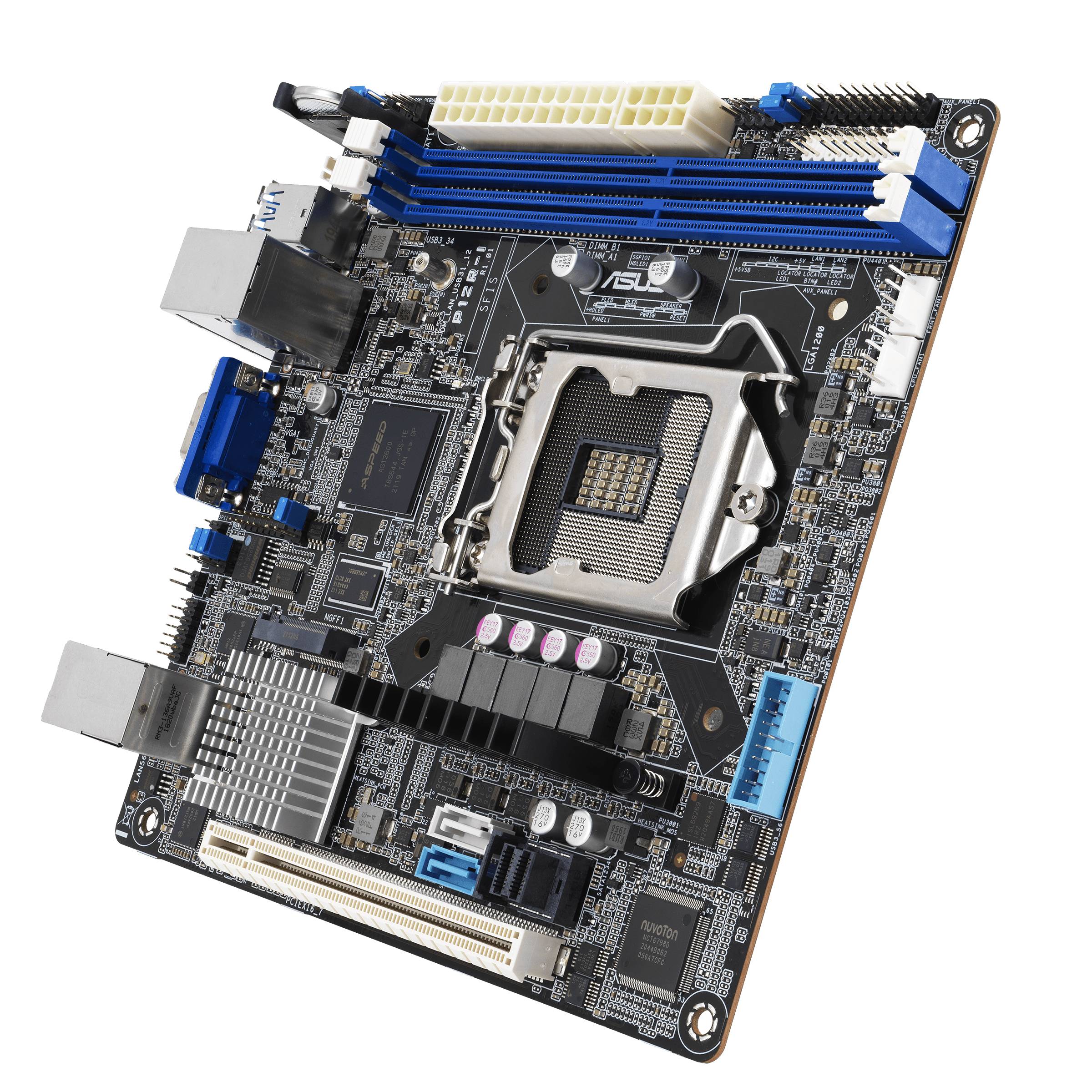 Asus P12R-I ASMB10 Mainboard Sockel (PC) Intel® LGA 1200 Formfaktor (Details) ATX Mainboard-Chipsatz Intel® C252