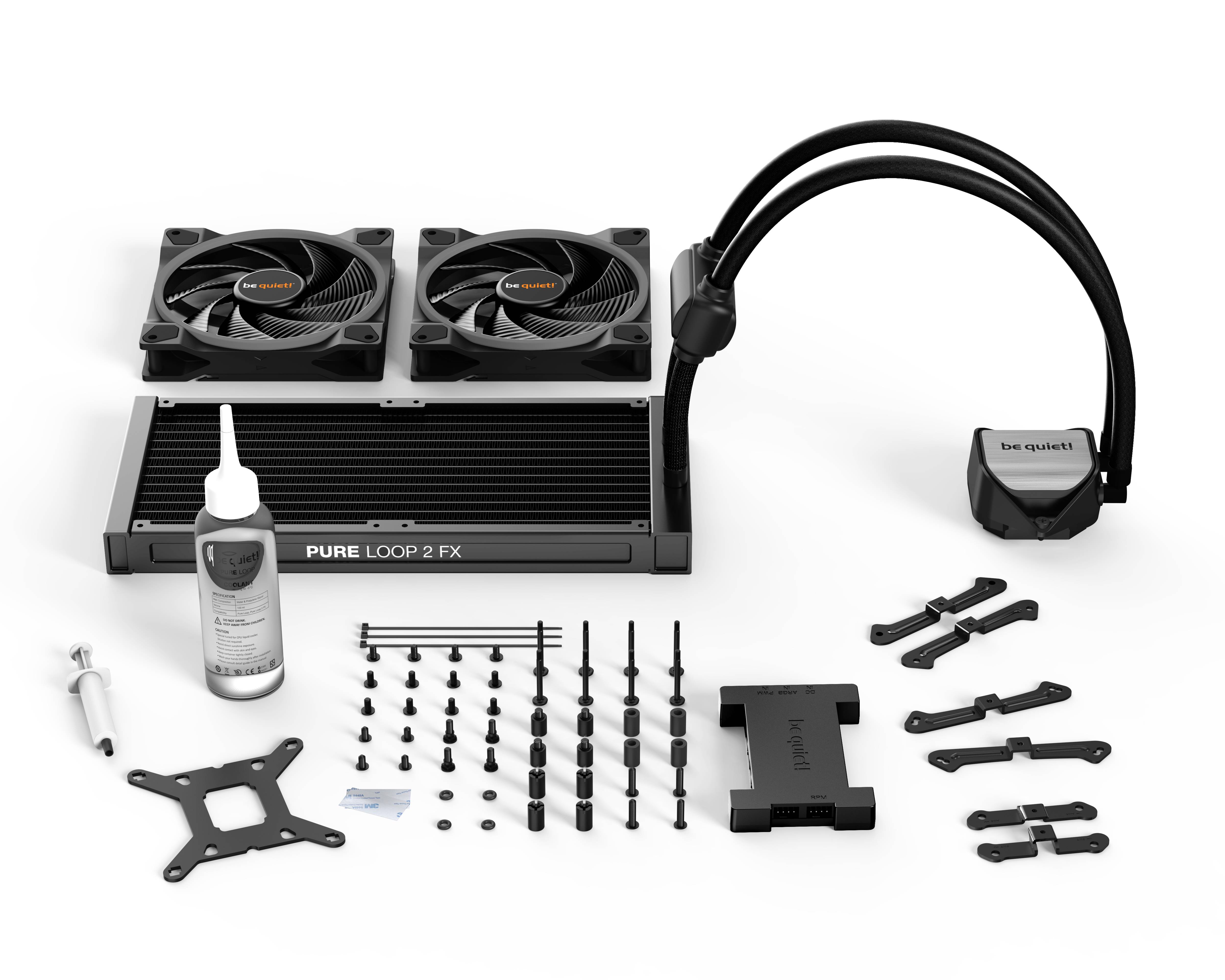 be quiet! Pure Loop 2 FX - Prozessor-Flüssigkeitskühlsystem - 280mm - (für: LGA1700, LGA1200, LGA2066, LGA1150, LGA1151,