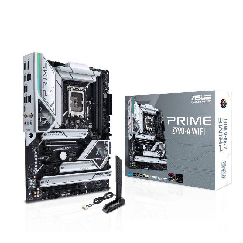 Asus PRIME Z790-A WIFI Mainboard Sockel (PC) Intel® LGA 1700 Formfaktor (Details) ATX Mainboard-Chipsatz Intel® Z790