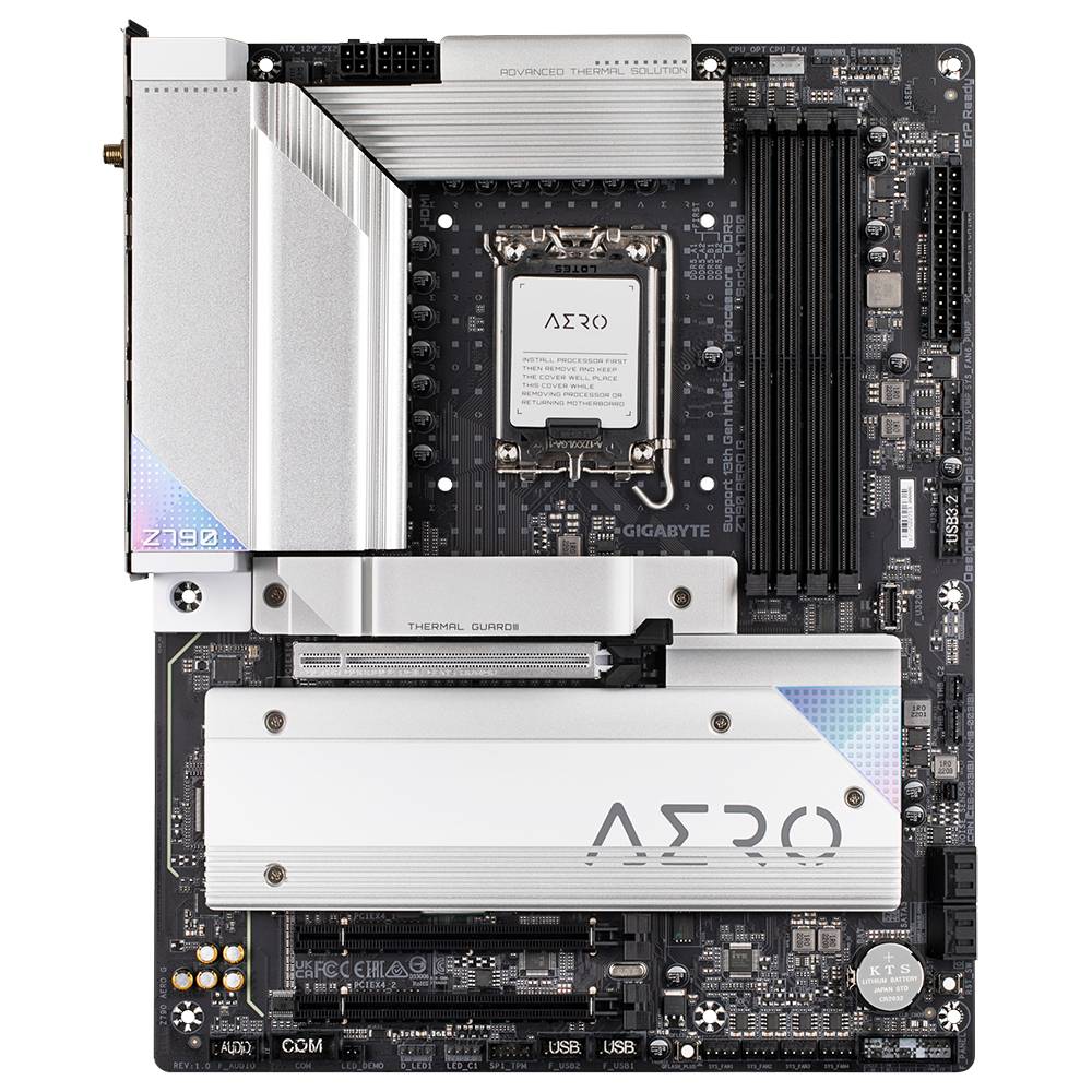 Gigabyte Z790 AERO G Mainboard Sockel (PC) Intel® LGA 1700 Formfaktor (Details) ATX Mainboard-Chipsatz Intel® Z790