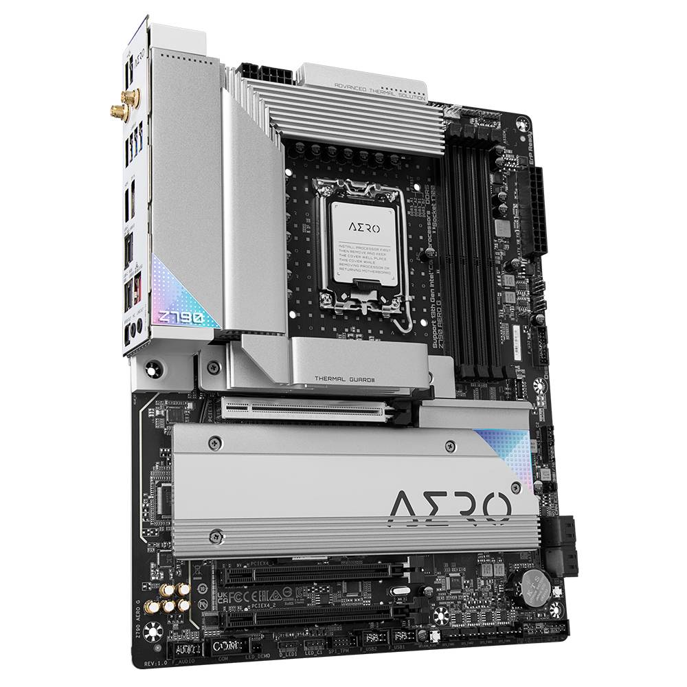 Gigabyte Z790 AERO G Mainboard Sockel (PC) Intel® LGA 1700 Formfaktor (Details) ATX Mainboard-Chipsatz Intel® Z790