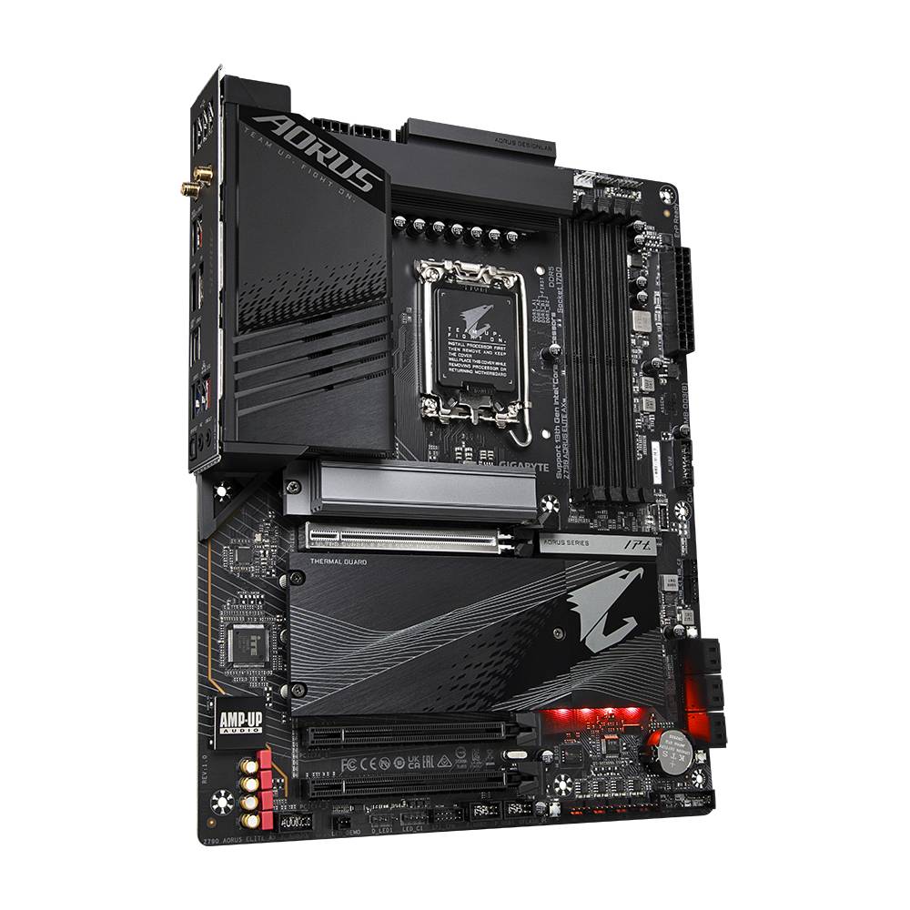 Gigabyte Z790 AORUS ELITE AX Mainboard Sockel (PC) Intel® LGA 1700 Formfaktor (Details) ATX Mainboard-Chipsatz Intel® Z790