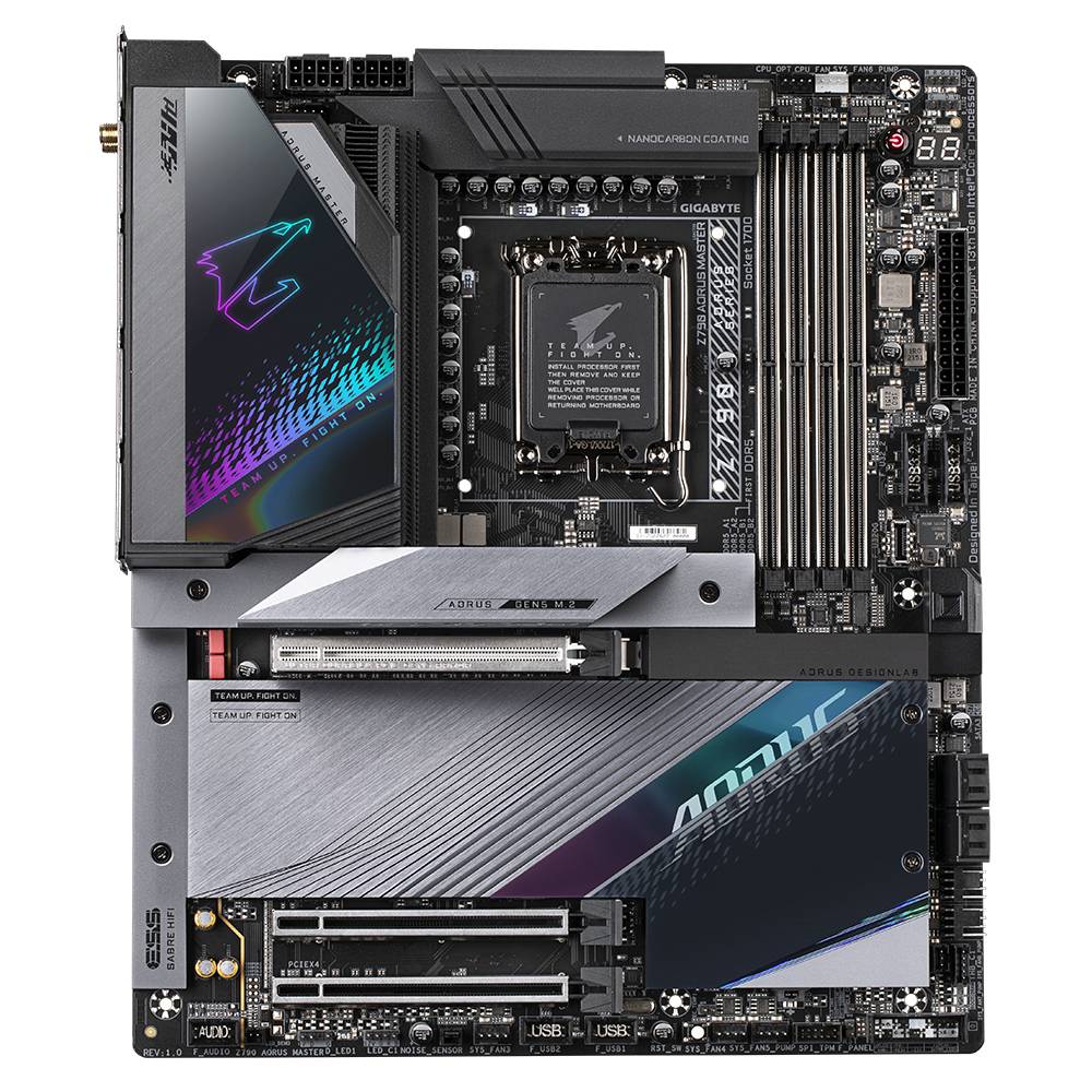 Gigabyte Z790 AORUS MASTER Mainboard Sockel (PC) Intel® LGA 1700 Formfaktor (Details) ATX Mainboard-Chipsatz Intel® Z790