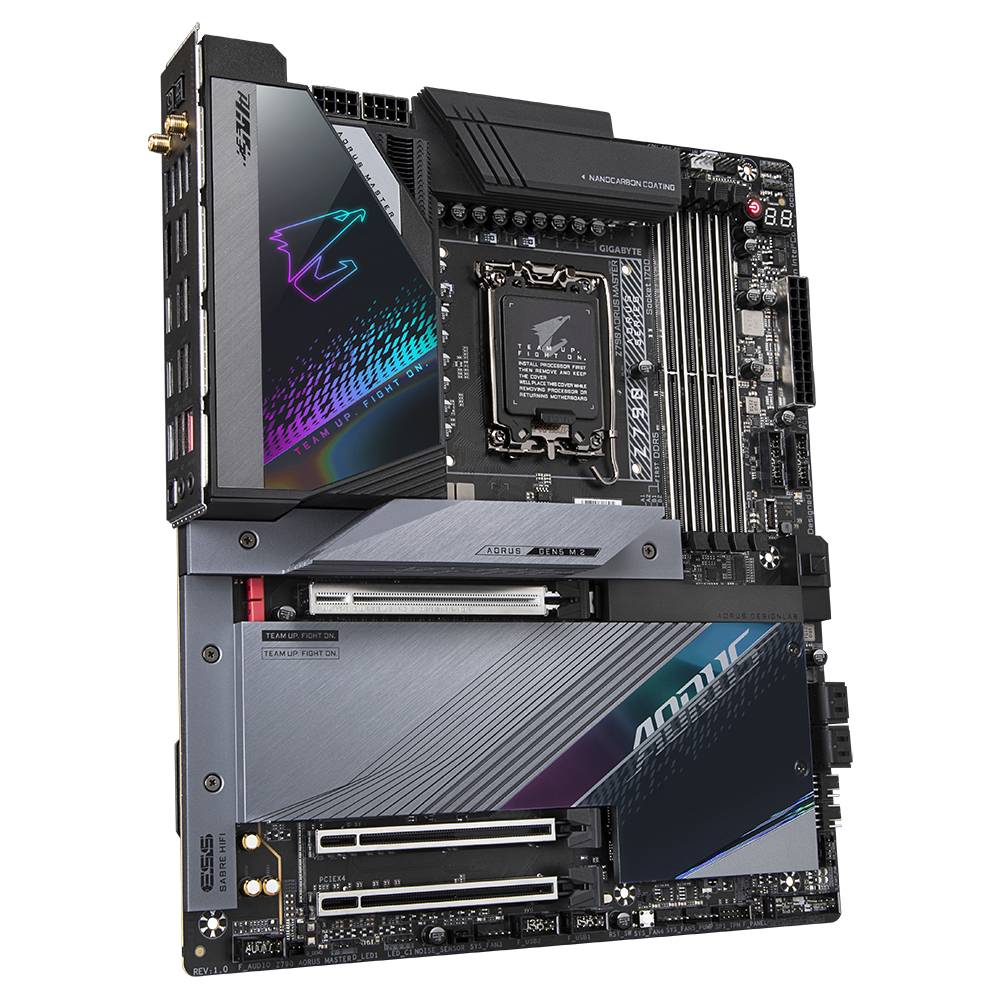 Gigabyte Z790 AORUS MASTER Mainboard Sockel (PC) Intel® LGA 1700 Formfaktor (Details) ATX Mainboard-Chipsatz Intel® Z790