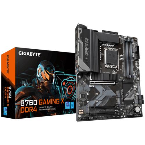 Gigabyte B760 GAMING X DDR4 Mainboard Sockel (PC) Intel® LGA 1700 Formfaktor (Details) ATX Mainboard-Chipsatz Intel® B760 Express