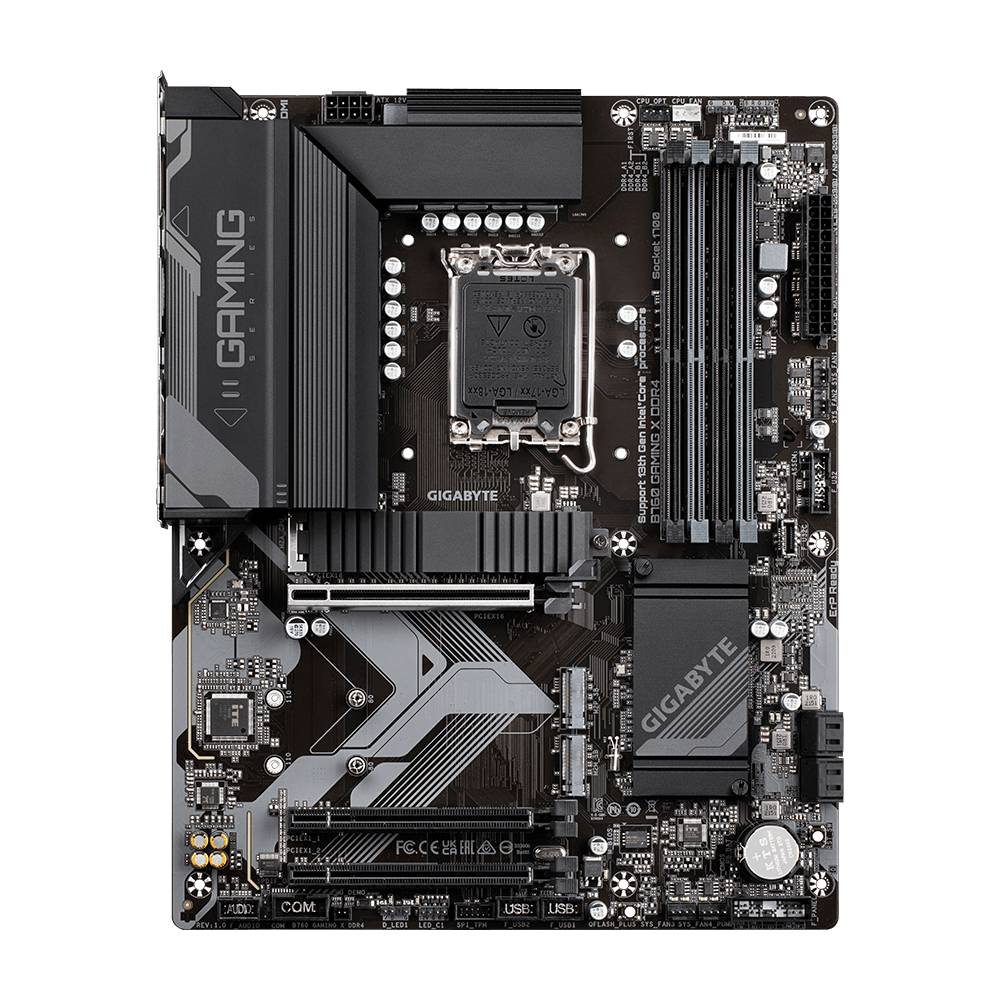 Gigabyte B760 GAMING X DDR4 Mainboard Sockel (PC) Intel® LGA 1700 Formfaktor (Details) ATX Mainboard-Chipsatz Intel® B760 Express
